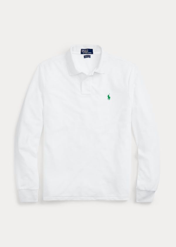 Polos Polo Ralph Lauren Hombre Blancos - The Earth - QRHVT0327